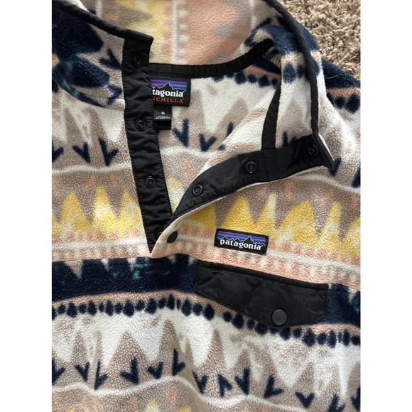 Patagonia Synchilla fleece snap button pullover - Picture 3 of 4
